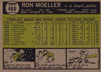 Ron Moeller back
