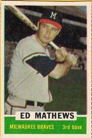 Eddie Mathews #NNO