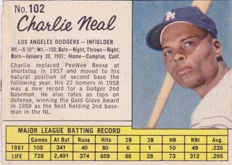 Charlie Neal #102