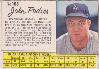 John Podres #108