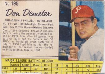 Don Demeter #195