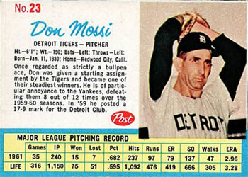 Don Mossi #23