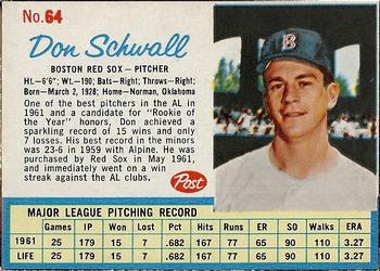 Don Schwall #64