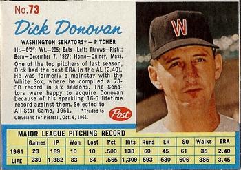 Dick Donovan #73