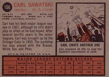 Carl Sawatski back