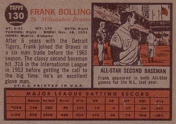 Frank Bolling back