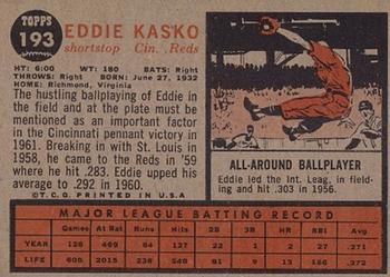 Eddie Kasko back