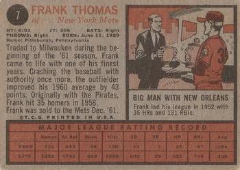 Frank Thomas back