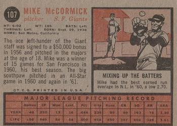 Mike McCormick back