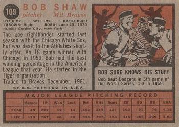 Bob Shaw back