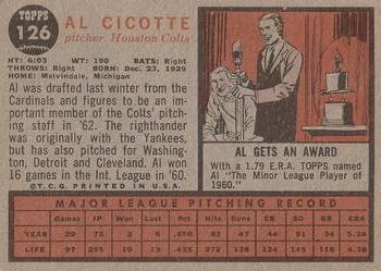 Al Cicotte back