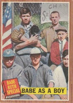 Topps 135 Babe as a Boy #1962