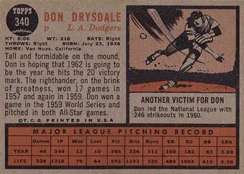 Don Drysdale back