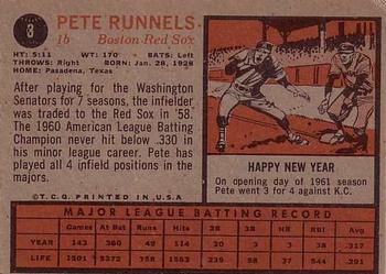 Pete Runnels back