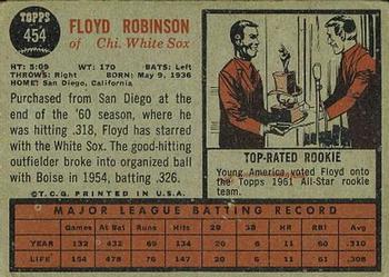 Floyd Robinson back