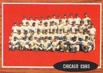 Topps 552 Chicago Cubs #1962