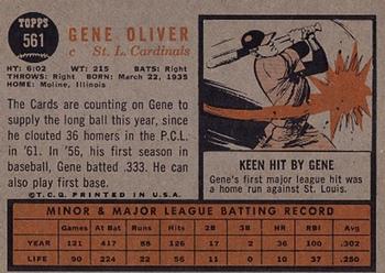 Gene Oliver back