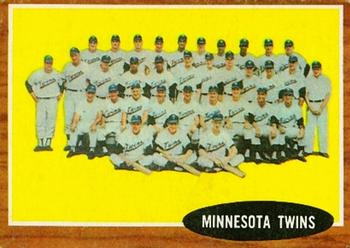 Topps 584 Minnesota Twins #1962
