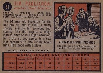 Jim Pagliaroni back