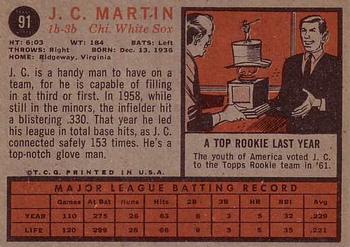 J.C. Martin back