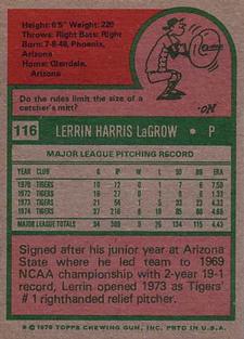 Lerrin LaGrow back