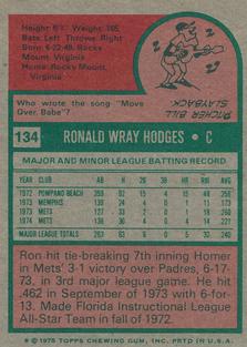 Ron Hodges back