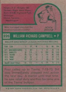Bill Campbell back
