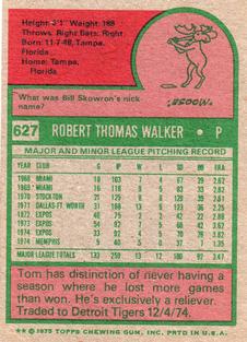 Tom Walker back