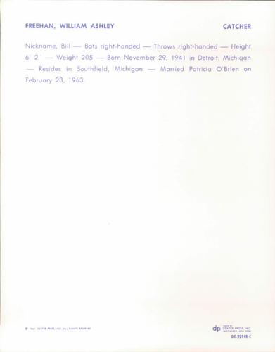 Bill Freehan back