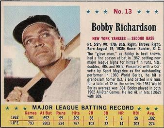 Bobby Richardson #13