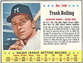 Frank Bolling #149