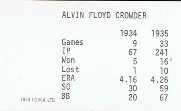 Alvin Crowder back