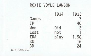 Roxie Lawson back
