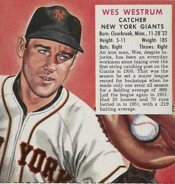Wes Westrum #NL26