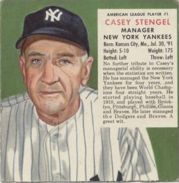 Casey Stengel #AL1