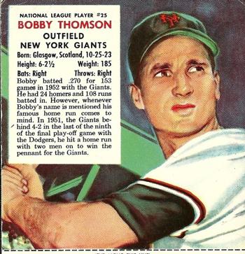 Bobby Thomson #NL25