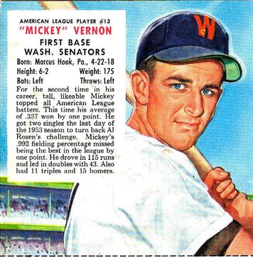 Mickey Vernon #AL13