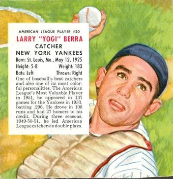 Larry "Yogi" Berra #AL20