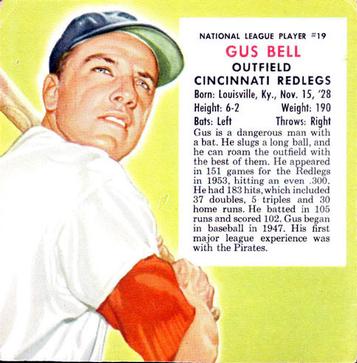 Gus Bell #NL19b