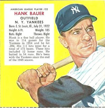 Hank Bauer #AL22