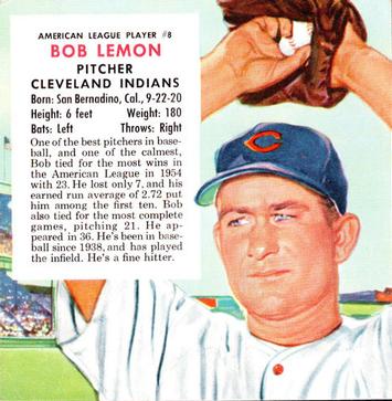 Bob Lemon #AL8