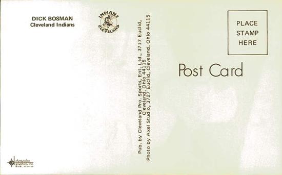 Dick Bosman back