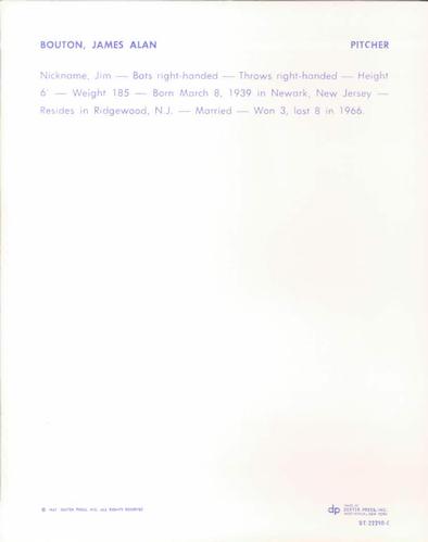 Jim Bouton back