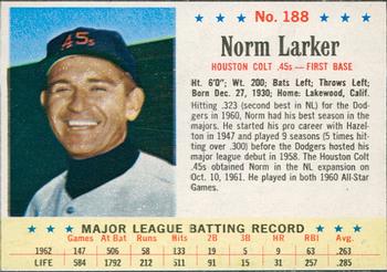Norm Larker #188