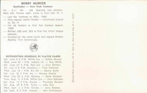 Bobby Murcer back