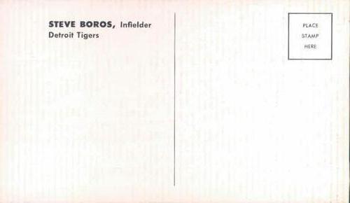 Steve Boros back
