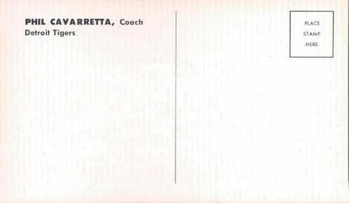 Phil Cavarretta back