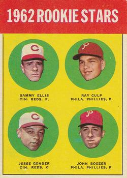 Topps 29 1963 Rookie Stars (Sammy Ellis / Ray Culp / Jesse Gonder / John Boozer) #1963