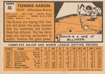 Tommie Aaron back