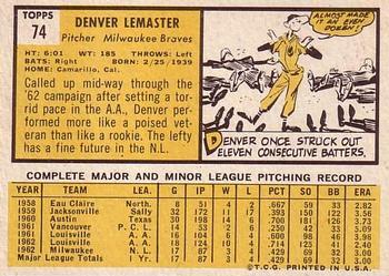 Denver Lemaster back